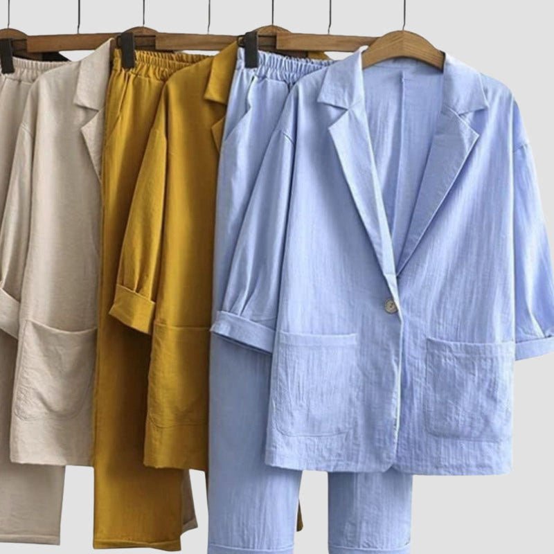 Ivy Scott Bloom Linen Set - Clarkandmorris