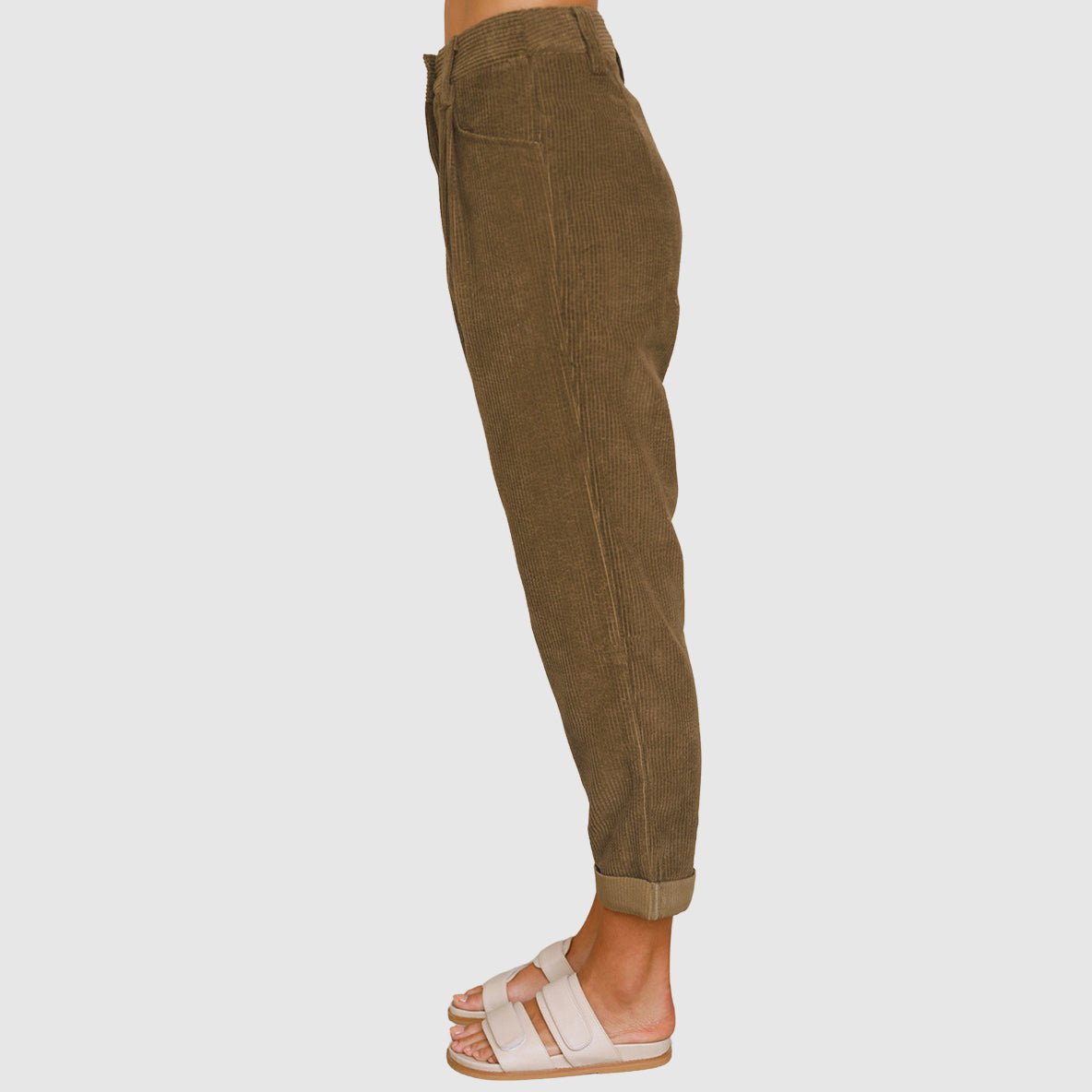 Juliet Bellamy Corduroy Crop Pants - Clarkandmorris