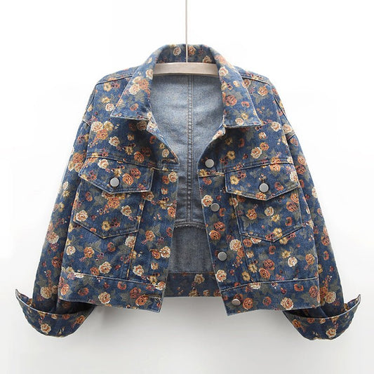 Juliet Bellamy Floral Denim Jacket - Clarkandmorris