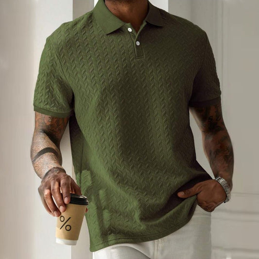 L'Artisan Texturée Polo T-shirt by Ben Carter - Clarkandmorris