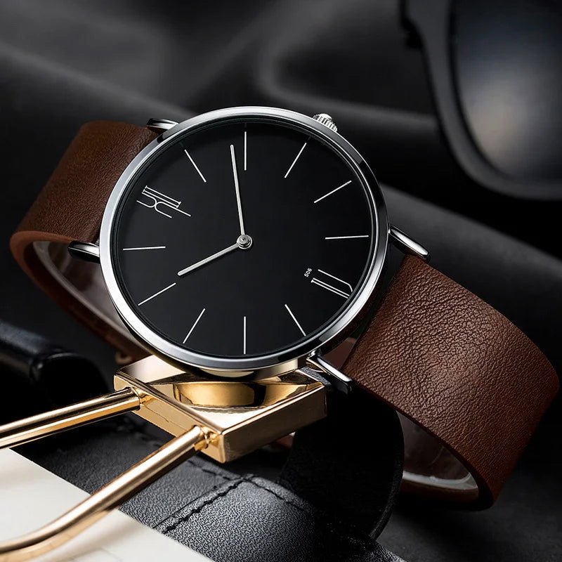 Liam Ford Leather Analog Watch - Clarkandmorris