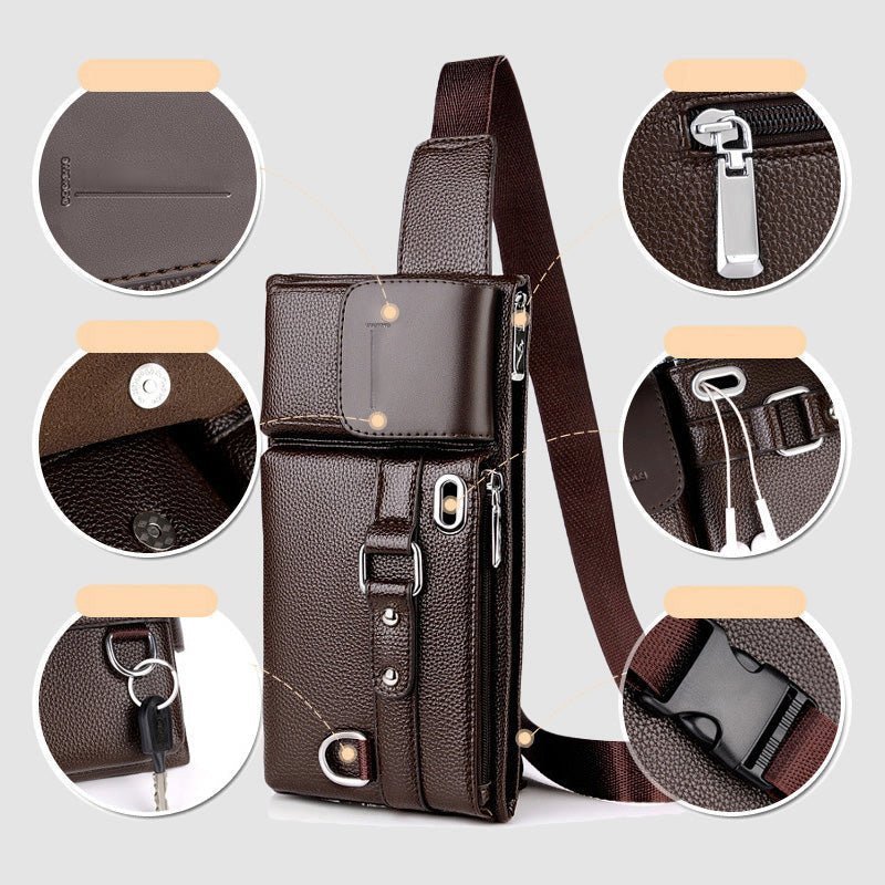 Liam Ford Leather Waist Bag - Clarkandmorris