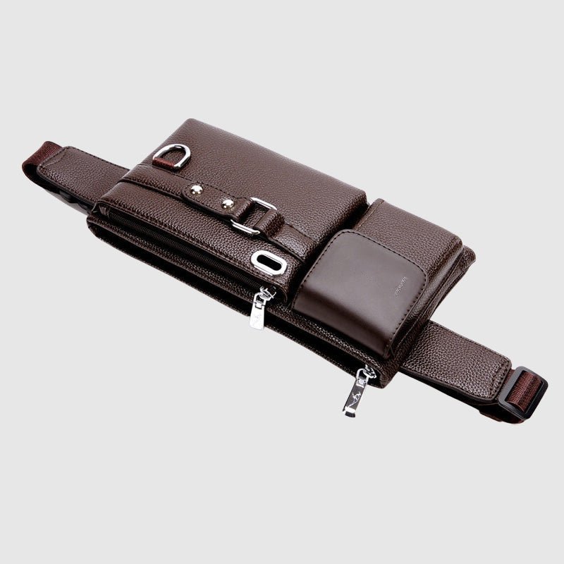 Liam Ford Leather Waist Bag - Clarkandmorris