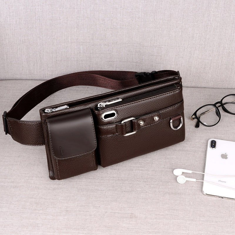 Liam Ford Leather Waist Bag - Clarkandmorris