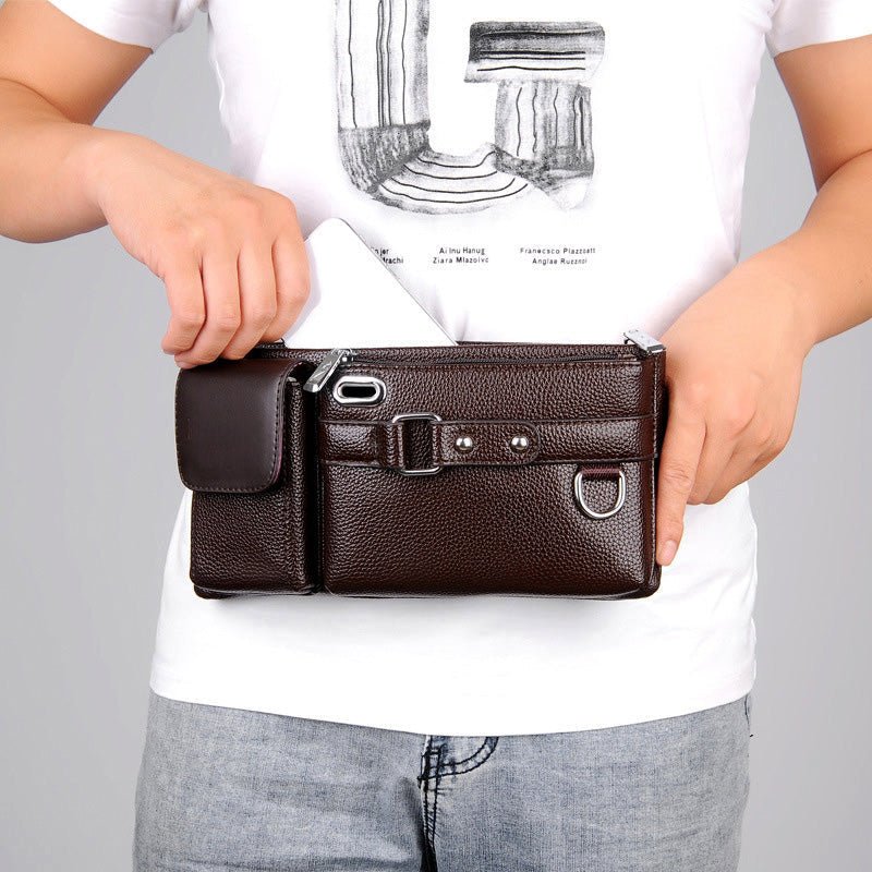 Liam Ford Leather Waist Bag - Clarkandmorris
