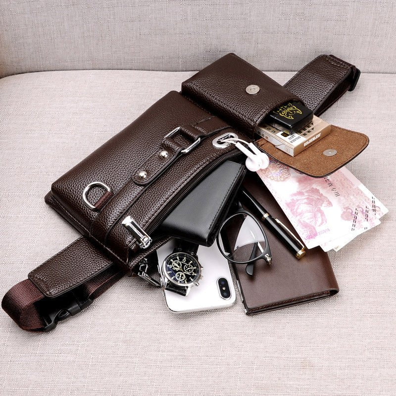 Liam Ford Leather Waist Bag - Clarkandmorris