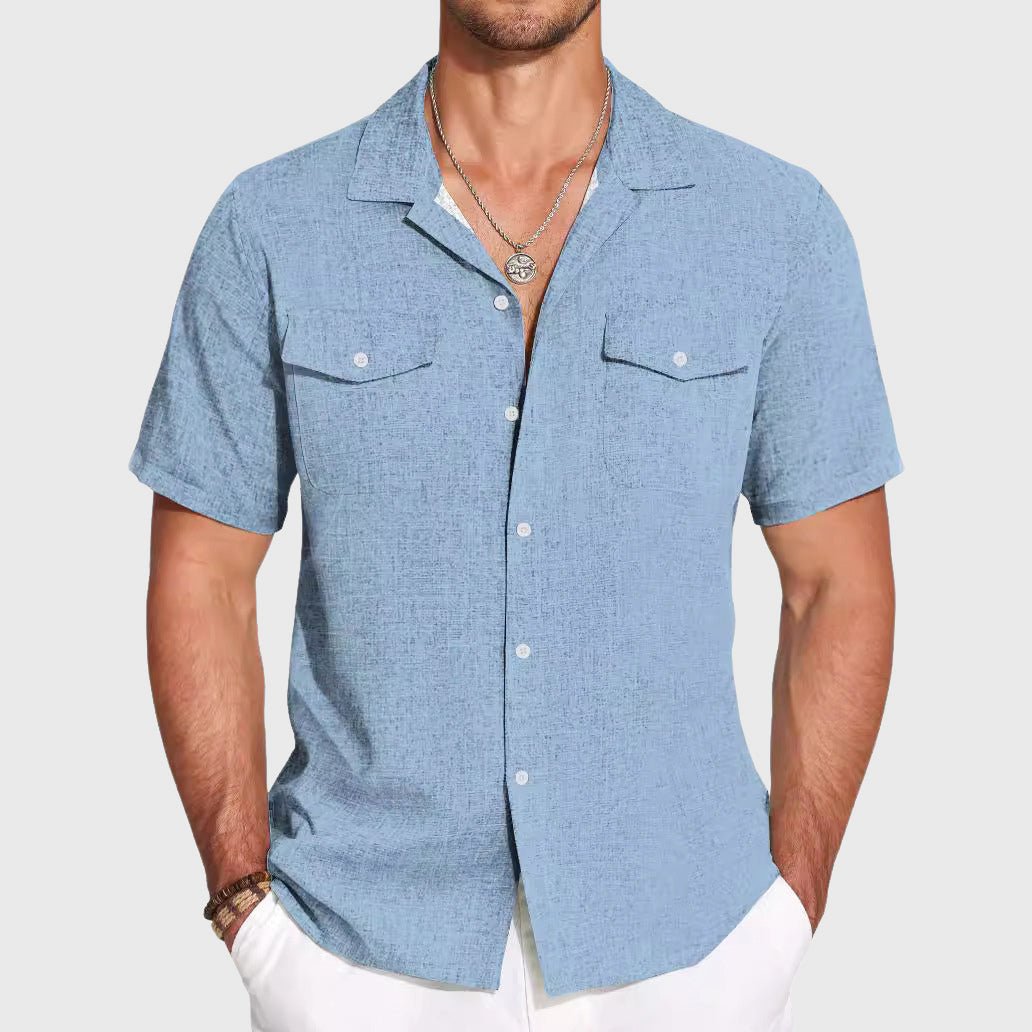 Luke Gray Island Style Shirt - Clarkandmorris
