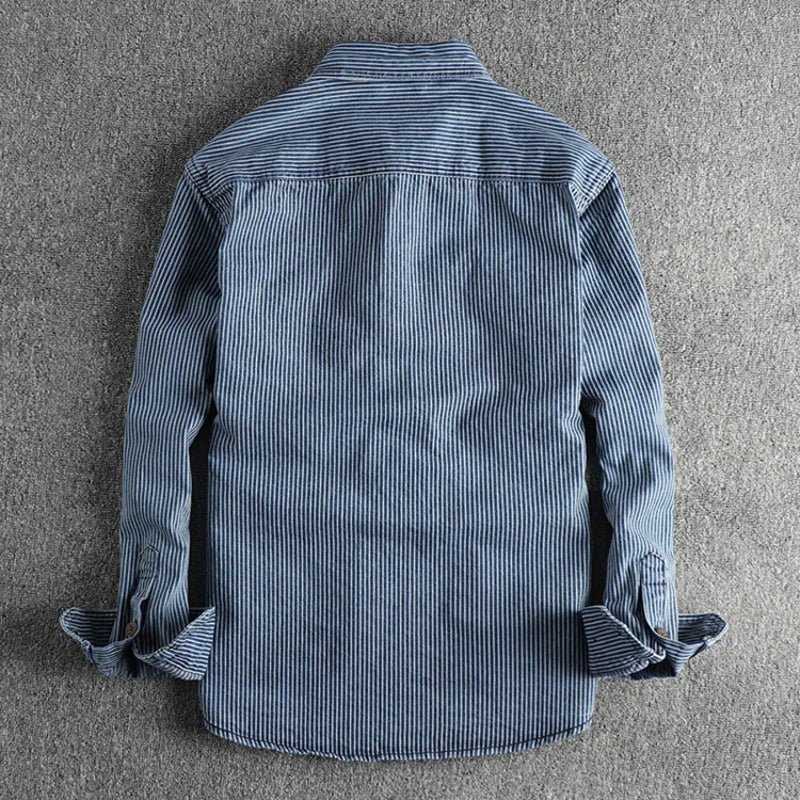 Luke Gray Vintage Denim Shirt - Clarkandmorris