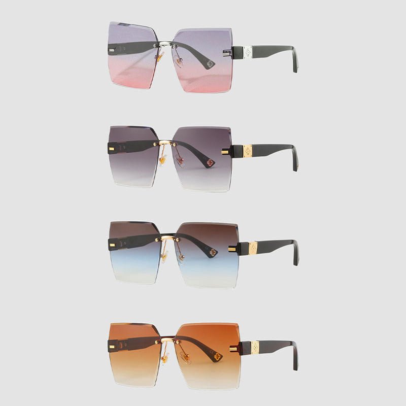 Mia Grant Rimless Sunglasses - Clarkandmorris