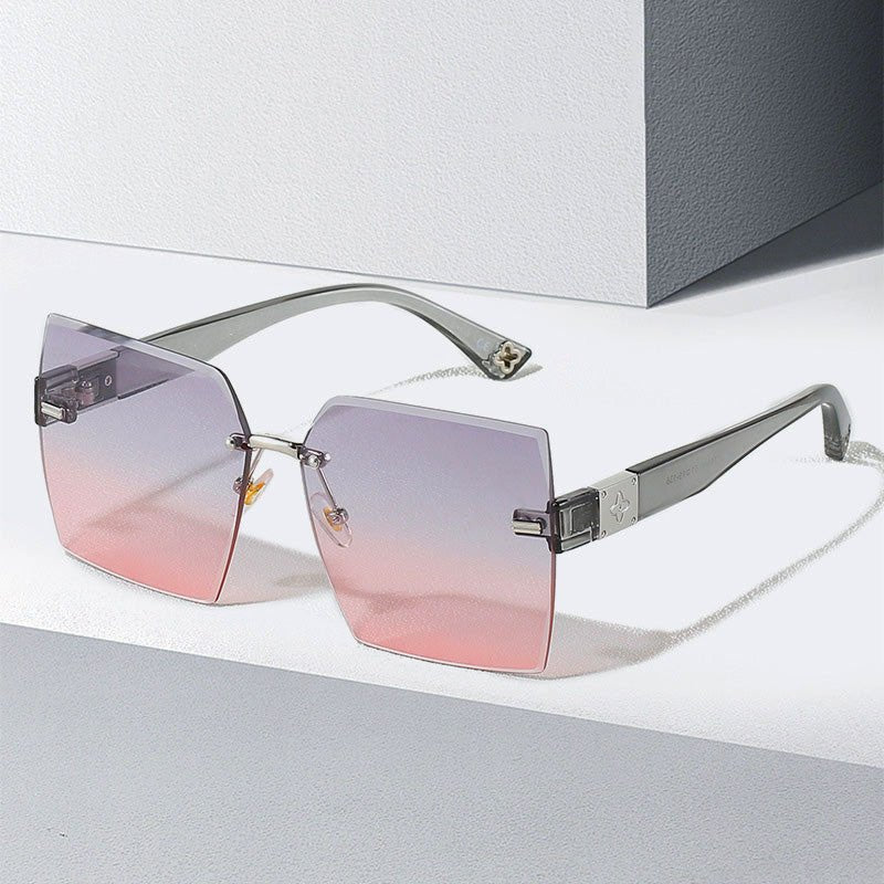 Mia Grant Rimless Sunglasses - Clarkandmorris