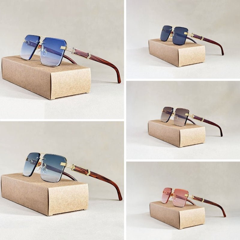 Porté Sol Rimless Sunglasses - Clarkandmorris