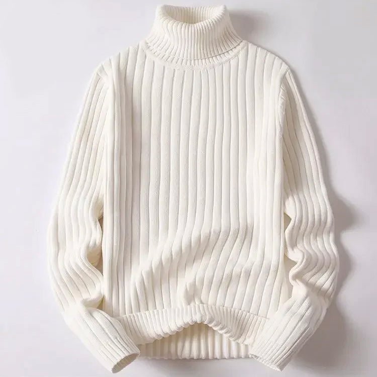 Ribbed Turtleneck Sweater for Men - Clarkandmorris
