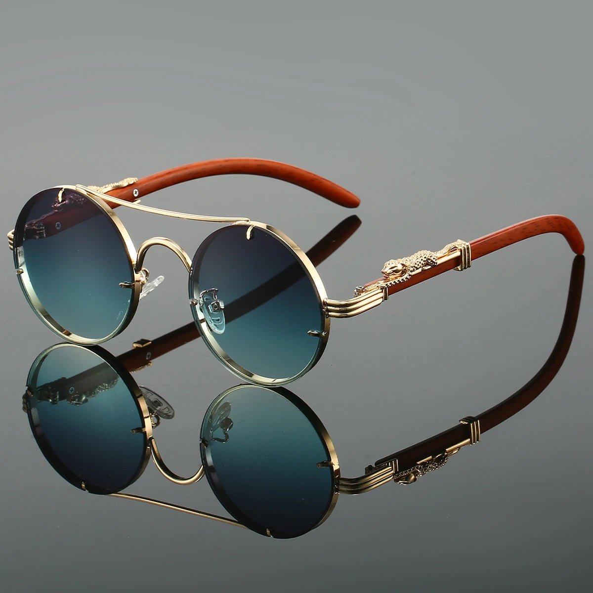 Vintage Sphere Luxe Sunglasses - Clarkandmorris