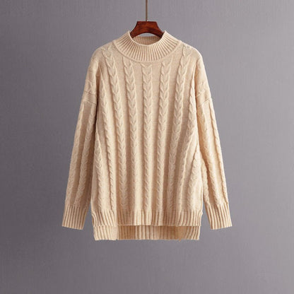 2 - Piece Knit Set with Cable Pattern for Women - Clarkandmorris