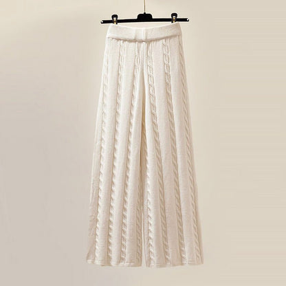 3 - Piece Set with Sweater, Pants and Puffer Vest for Women - Clarkandmorris