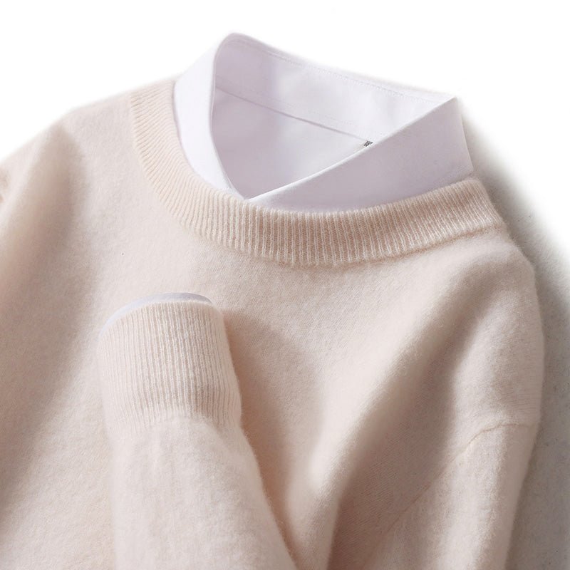 Fine - Knit Autumn Wool Sweater for Men - Clarkandmorris