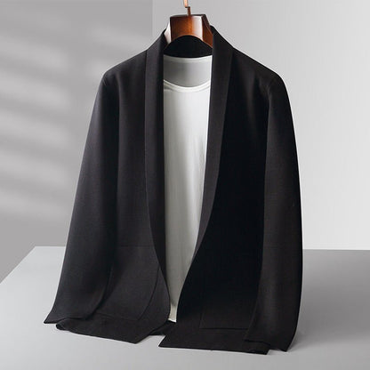 Open - Front Loose Fit Cardigan for Men - Clarkandmorris