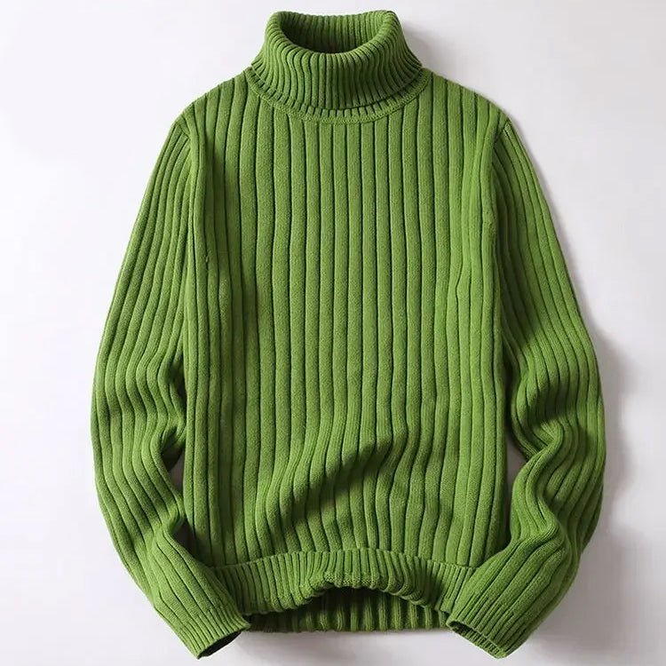 Ribbed Turtleneck Sweater for Men - Clarkandmorris