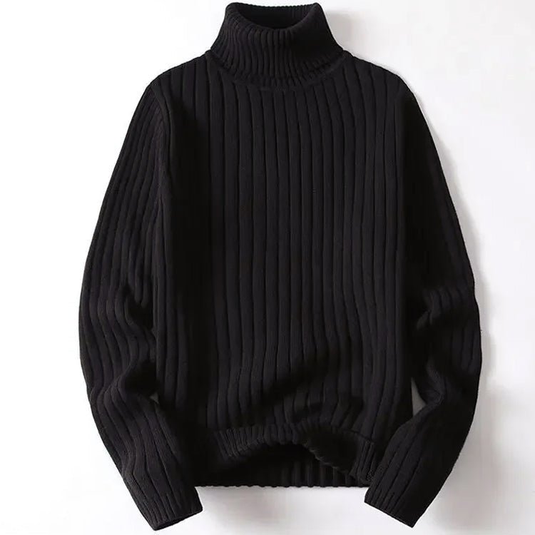 Ribbed Turtleneck Sweater for Men - Clarkandmorris
